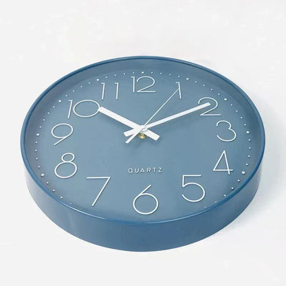 Stille niet-tikkende wandklok modern minimalistisch 30cm