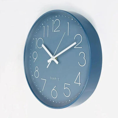 Stille niet-tikkende wandklok modern minimalistisch 30cm
