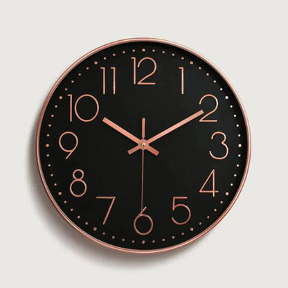Stille niet-tikkende wandklok modern minimalistisch 30cm