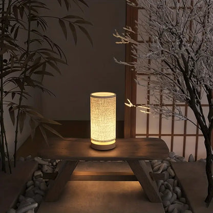 SimpleGlow minimalistische houten nachtlamp warme verlichting