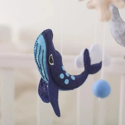 SkyWhirl Houten Baby Mobiel voor Rustige Kinderkamerdecoratie