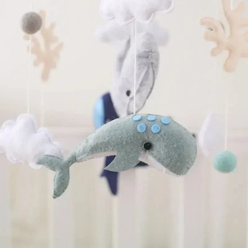 SkyWhirl Houten Baby Mobiel voor Rustige Kinderkamerdecoratie
