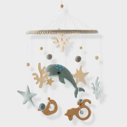 SkyWhirl Houten Baby Mobiel voor Rustige Kinderkamerdecoratie
