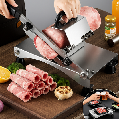 SlicePro roestvrijstalen voedsel snijder verstelbare precisiesnijder
