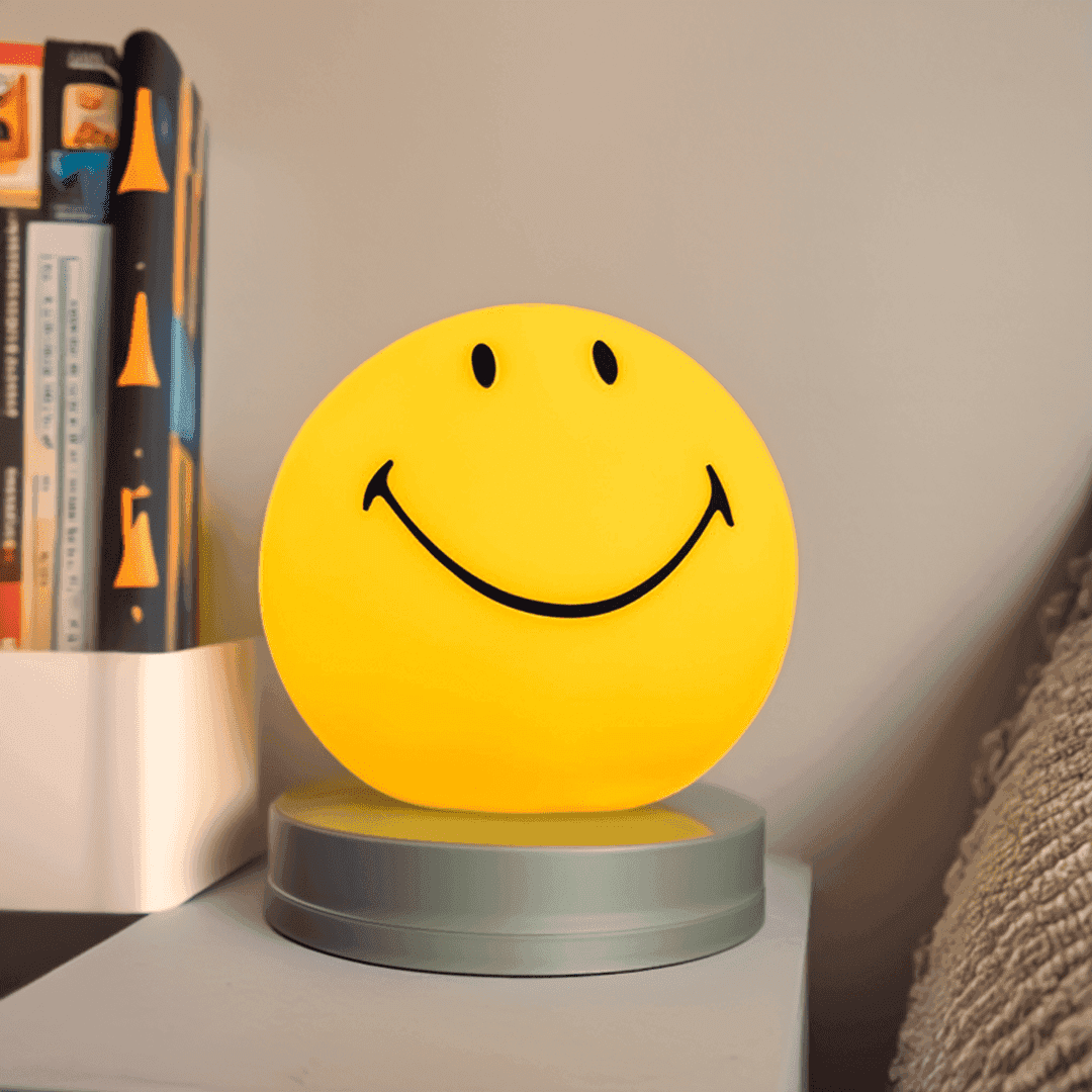 SmileyGlow dimbare LED-nachtlamp met warm sfeerverlichting