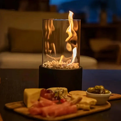 Rookvrije bio-ethanol tafelhaard met modern ontwerp