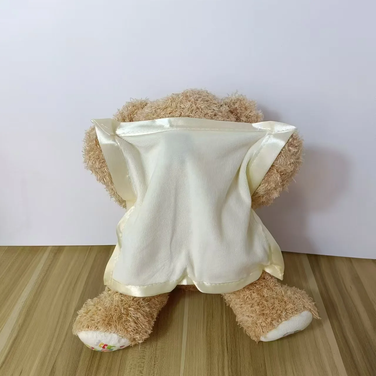 SnuggleBuddy Peek a Boo Beer Interactief Pratend Pluche Speelgoed voor Baby’s en Peuters