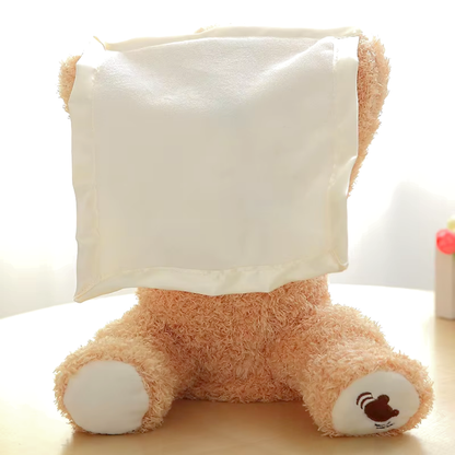 SnuggleBuddy Peek a Boo Beer Interactief Pratend Pluche Speelgoed voor Baby’s en Peuters