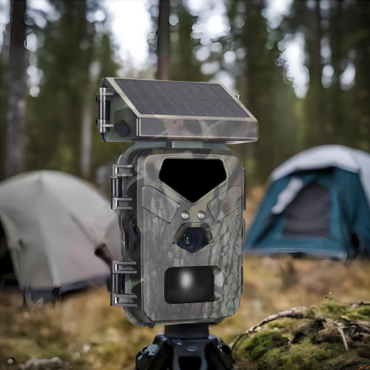 Solar-Powered Trail Camera - Professional Wildlife & Property Surveillance