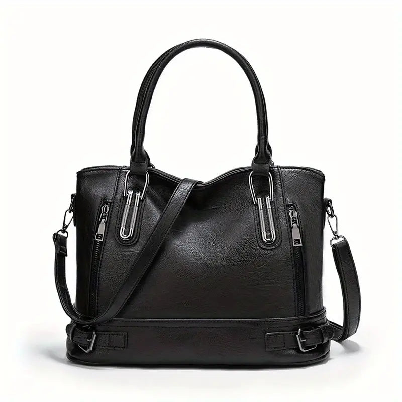Sophie Vintage Stijl PU Leren Crossbody Handtas Elegante Klassieke Schoudertas