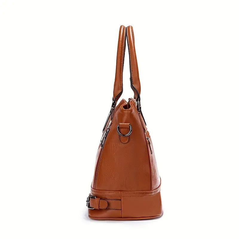 Sophie Vintage Stijl PU Leren Crossbody Handtas Elegante Klassieke Schoudertas