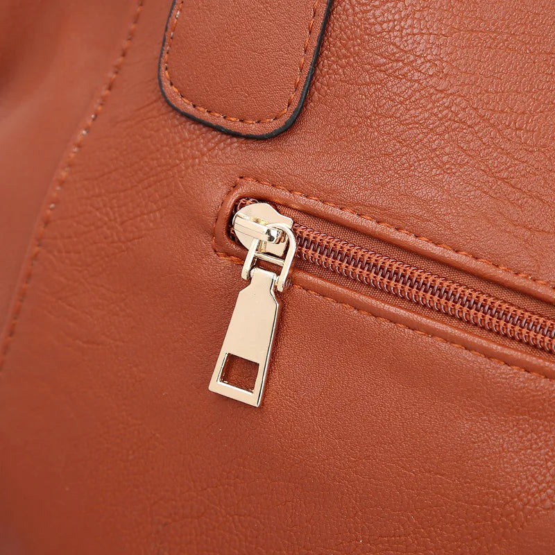Sophie Vintage Stijl PU Leren Crossbody Handtas Elegante Klassieke Schoudertas