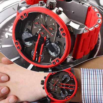 RVS Chronograaf Quartz Horloge Elegante Luxe Herenpolshorloge