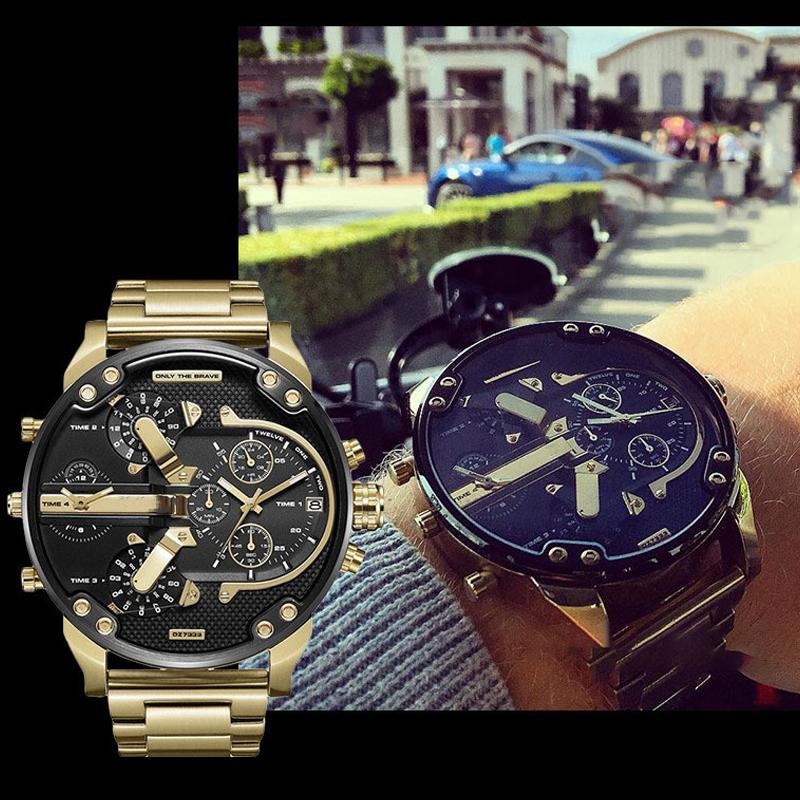 RVS Chronograaf Quartz Horloge Elegante Luxe Herenpolshorloge