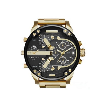 RVS Chronograaf Quartz Horloge Elegante Luxe Herenpolshorloge