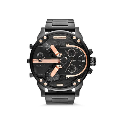RVS Chronograaf Quartz Horloge Elegante Luxe Herenpolshorloge