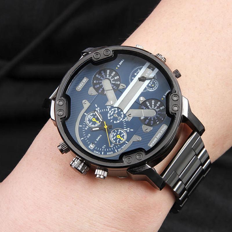RVS Chronograaf Quartz Horloge Elegante Luxe Herenpolshorloge