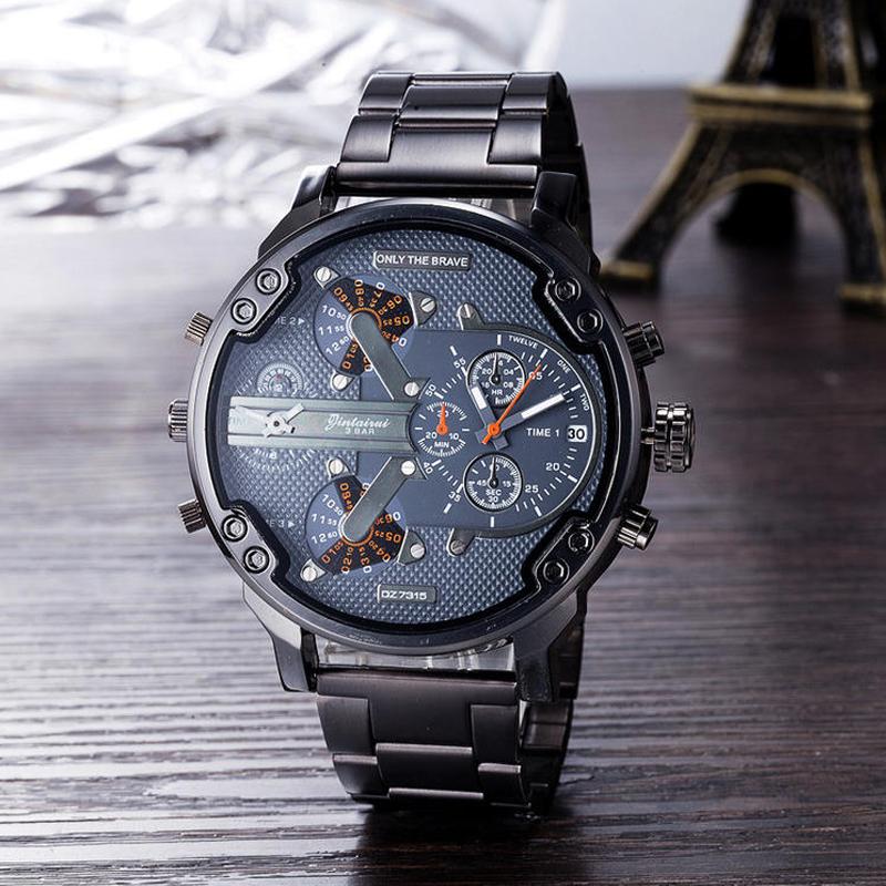 RVS Chronograaf Quartz Horloge Elegante Luxe Herenpolshorloge