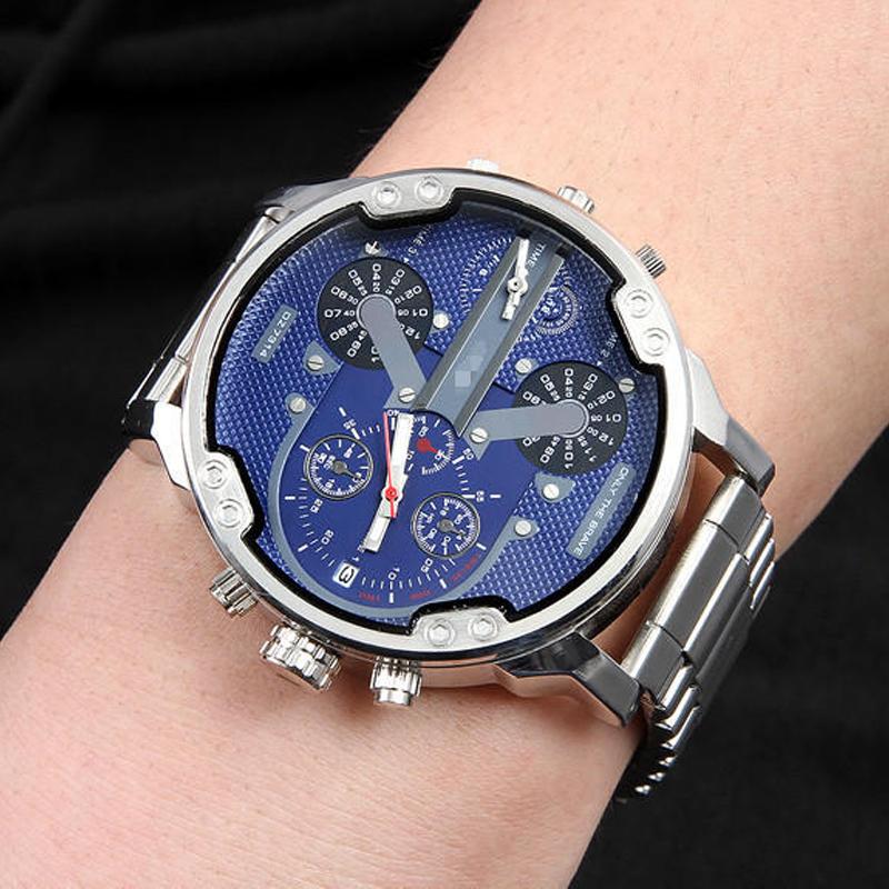 RVS Chronograaf Quartz Horloge Elegante Luxe Herenpolshorloge