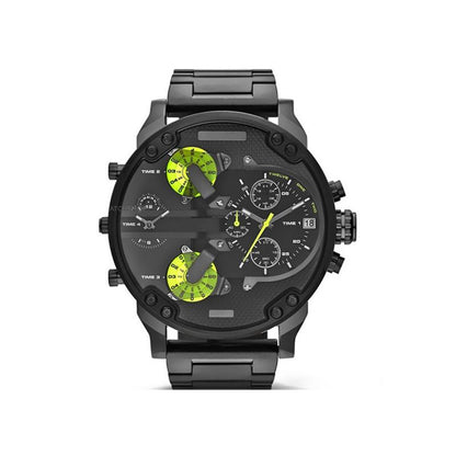 RVS Chronograaf Quartz Horloge Elegante Luxe Herenpolshorloge