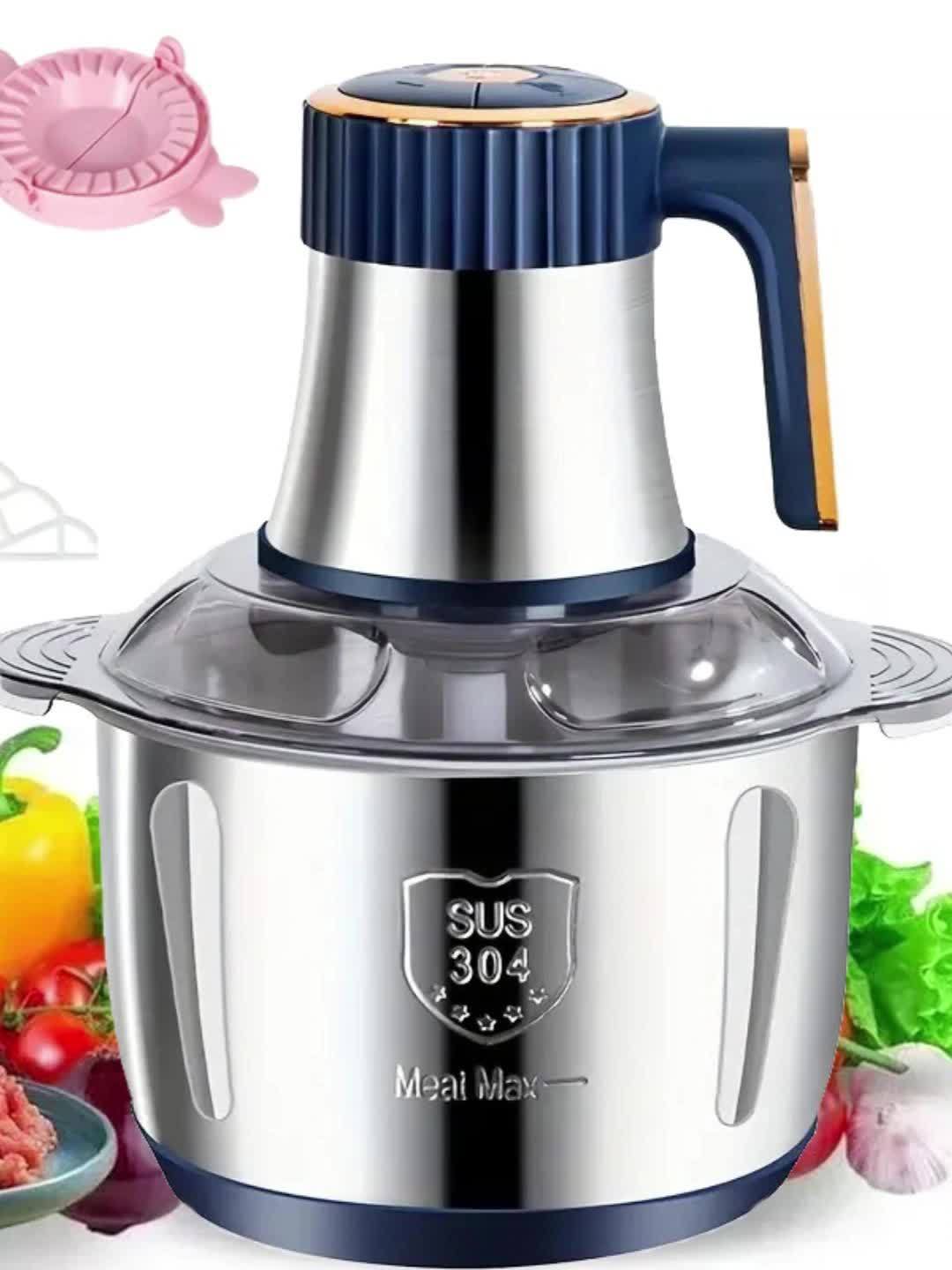 RVS keukenmachine 5L vleesmolen en hakker