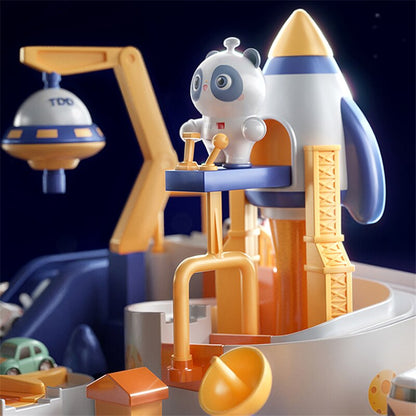 Startrack Montessori racebaan educatieve auto-speelset voor kinderen