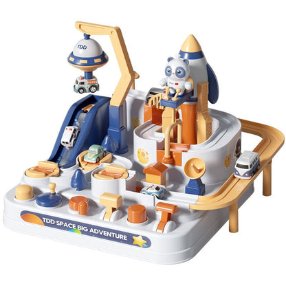 Startrack Montessori racebaan educatieve auto-speelset voor kinderen