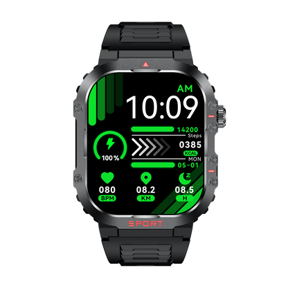 Sugar Pro 5 slimme gezondheids-tracking horloge met fitness- en hartslagmonitor