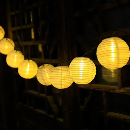 SunShade solar lantaarn slingerverlichting buiten LED decoratie
