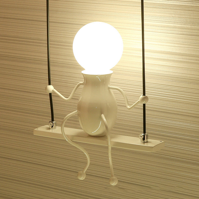 SwingDesign wandlamp moderne speelse wandlamp voor slaapkamers en woonruimtes