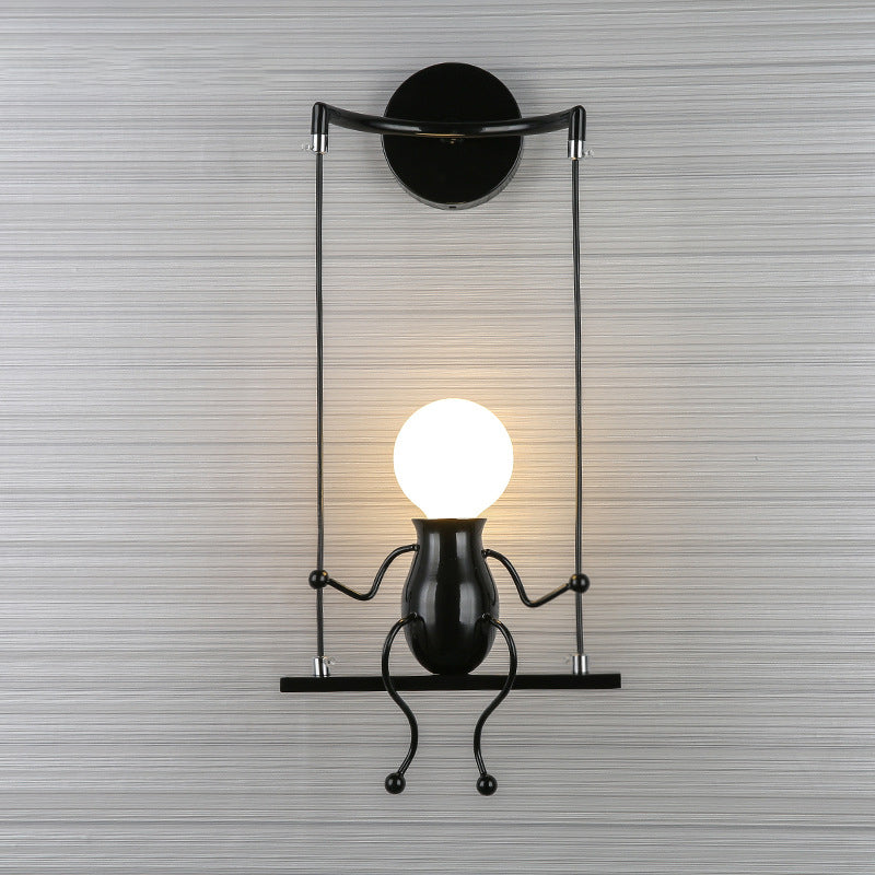 SwingDesign wandlamp moderne speelse wandlamp voor slaapkamers en woonruimtes
