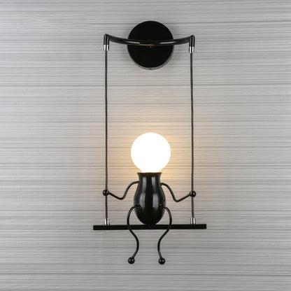 SwingDesign wandlamp moderne speelse wandlamp voor slaapkamers en woonruimtes