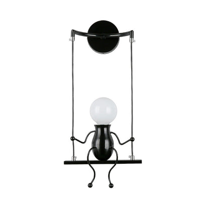 SwingDesign wandlamp moderne speelse wandlamp voor slaapkamers en woonruimtes