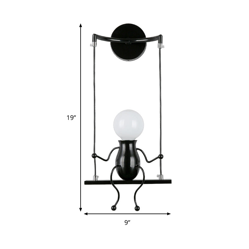 SwingDesign wandlamp moderne speelse wandlamp voor slaapkamers en woonruimtes