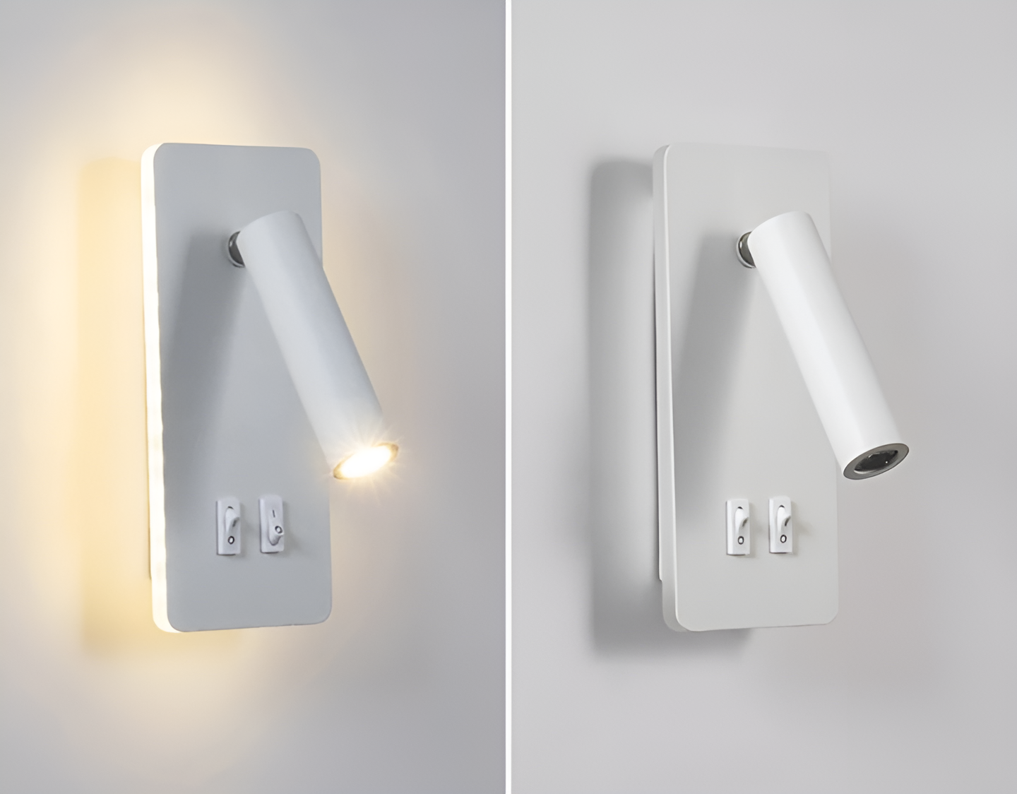 Verstelbare LED-wandlamp met draaibare kop voor lezen en sfeerverlichting