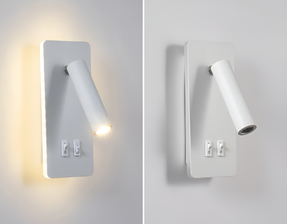 Verstelbare LED-wandlamp met draaibare kop voor lezen en sfeerverlichting