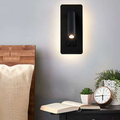 Verstelbare LED-wandlamp met draaibare kop voor lezen en sfeerverlichting