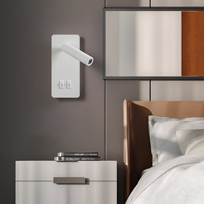 Verstelbare LED-wandlamp met draaibare kop voor lezen en sfeerverlichting