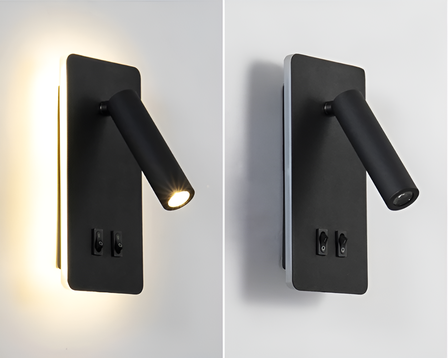 Verstelbare LED-wandlamp met draaibare kop voor lezen en sfeerverlichting