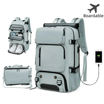 TRAVELMAX Waterdichte Reistas met USB Opladen en Schoenenvak