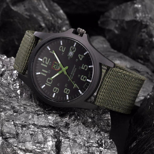 Tactical Military Watch with Waterproof Design and Durable Outdoor Performance
