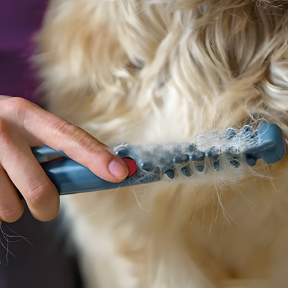 Klittenvrije huisdierverzorgingsborstel zachte ontwarrende borstel voor honden en katten