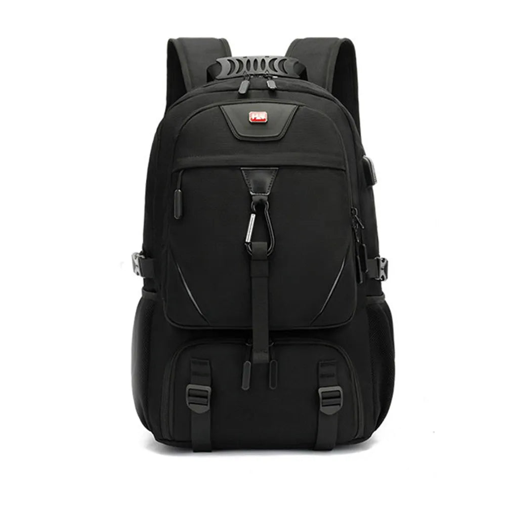 Tech Trek Pro 50L tot 80L rugzak met USB-oplaadpoort en laptopvak