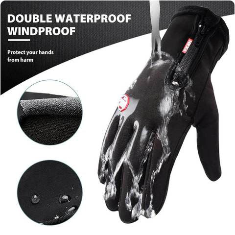 Thermische winterhandschoenen met warmtebehoud en antislip grip