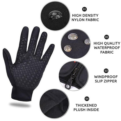 Thermische winterhandschoenen met warmtebehoud en antislip grip