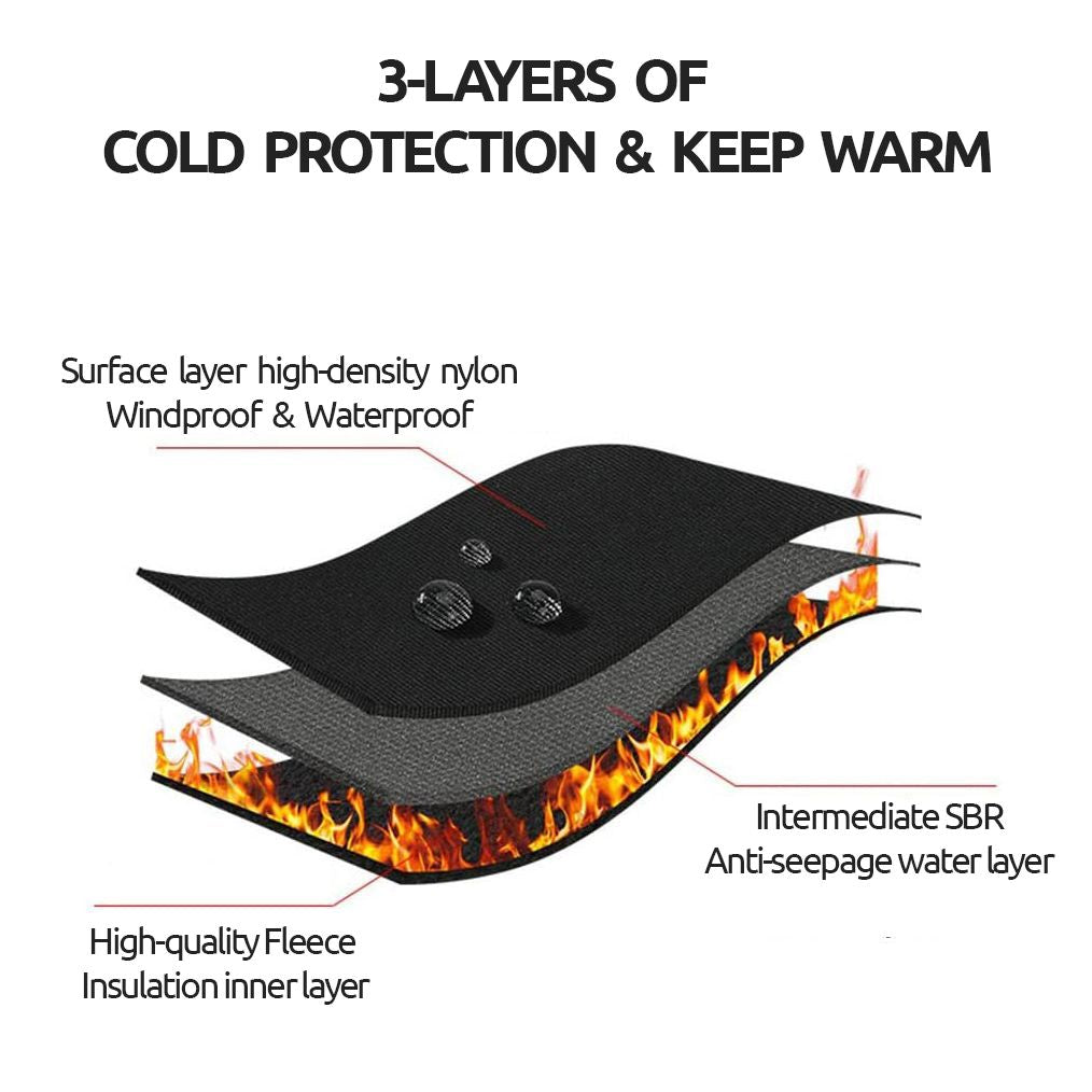 Thermische winterhandschoenen met warmtebehoud en antislip grip