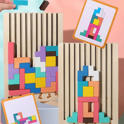 ThinkWood houten puzzelspel Montessori educatief leerspeelgoed voor kinderen