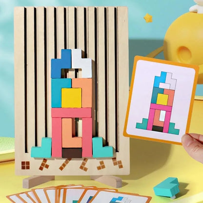 ThinkWood houten puzzelspel Montessori educatief leerspeelgoed voor kinderen