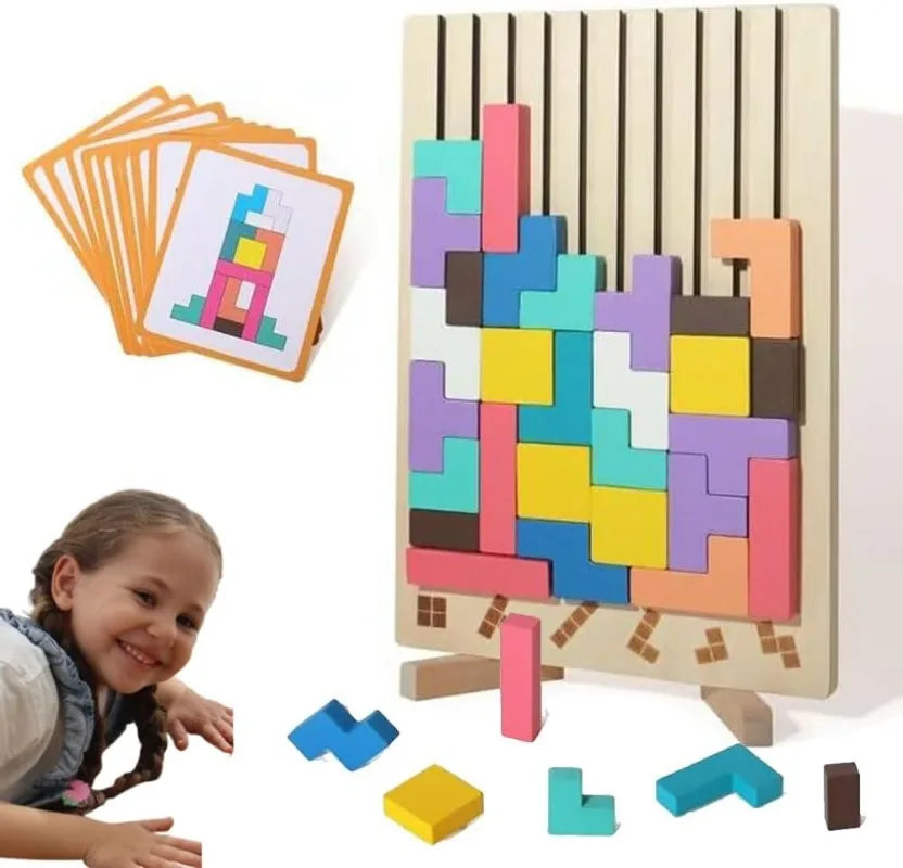 ThinkWood houten puzzelspel Montessori educatief leerspeelgoed voor kinderen