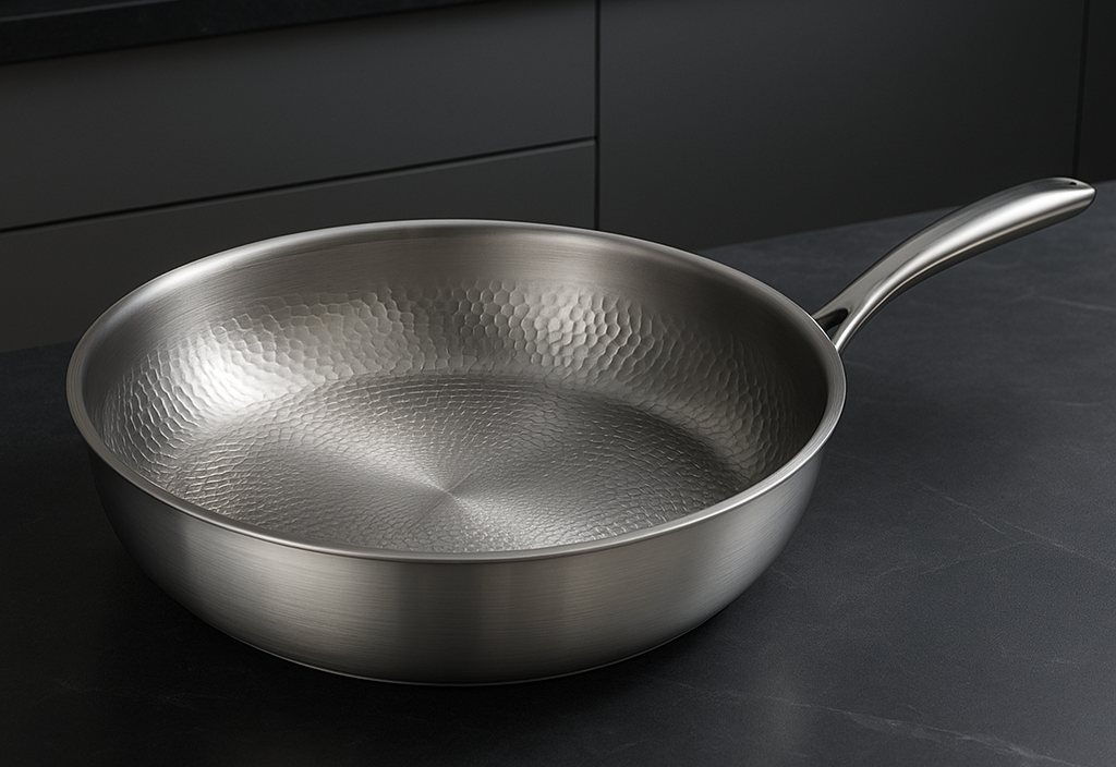 Titan Premium Titanium Koekenpan Niet-Gecoat Inductieklaar